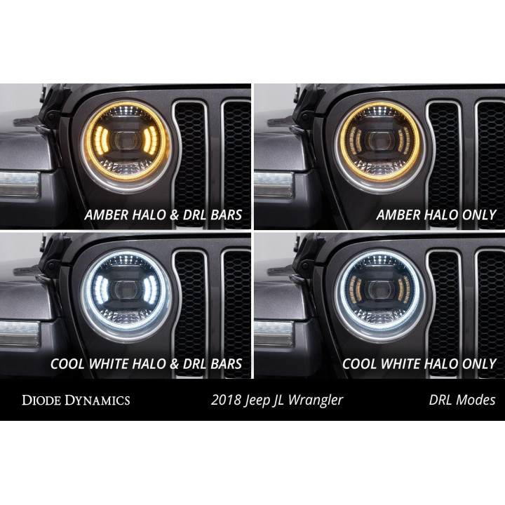 Hauptscheinwerfer "Elite Series" mit HALO Ring Diode Dynamics