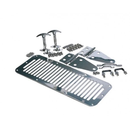 Hood-Set Stainless Steel AMC CJ Rampage