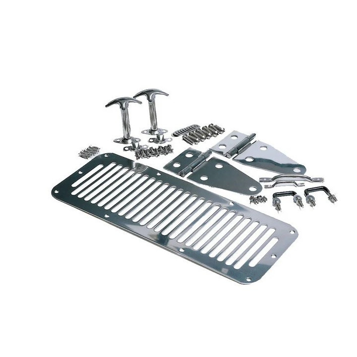 Hood-Set Stainless Steel AMC CJ Rampage