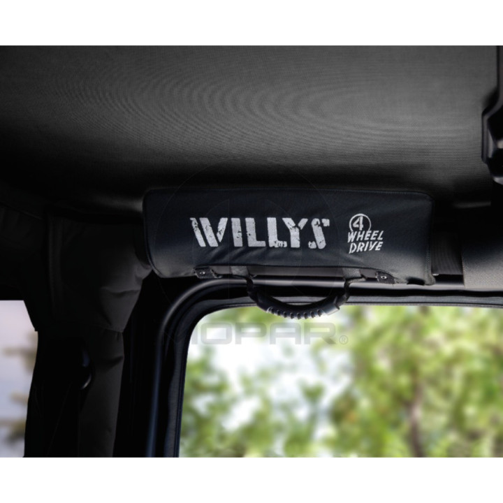 Sonnenblende mit "Willys" Schriftzug 