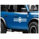 Stars and Stripes Decal SEC10