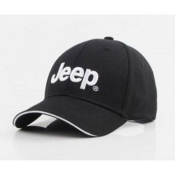 Baseball-Cap "Jeep" schwarz / weiss