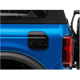 Fuel-Door Cover "Mountains" RedRock