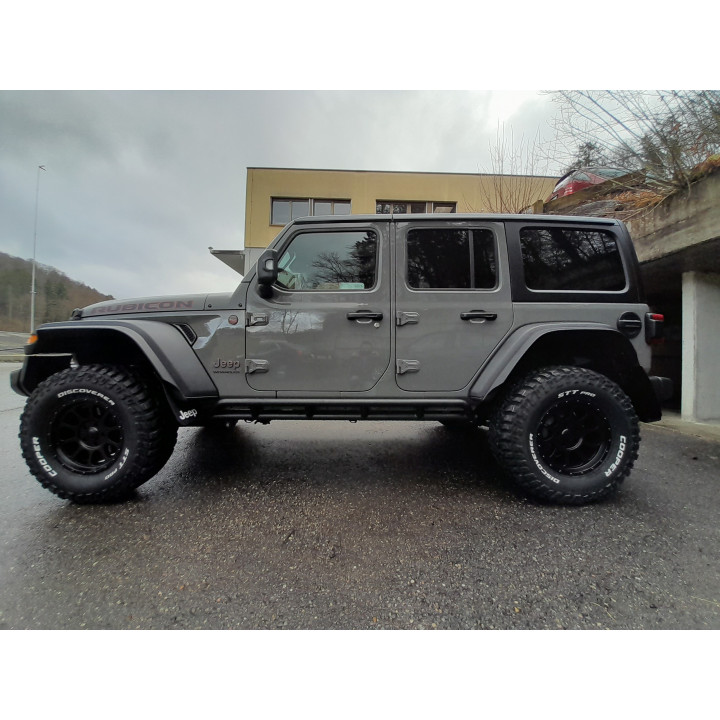 Sidesteps schwarz Rugged Ridge Wrangler 4-Door