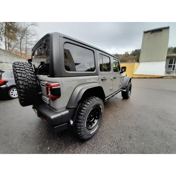 Sidesteps schwarz Rugged Ridge Wrangler 4-Door