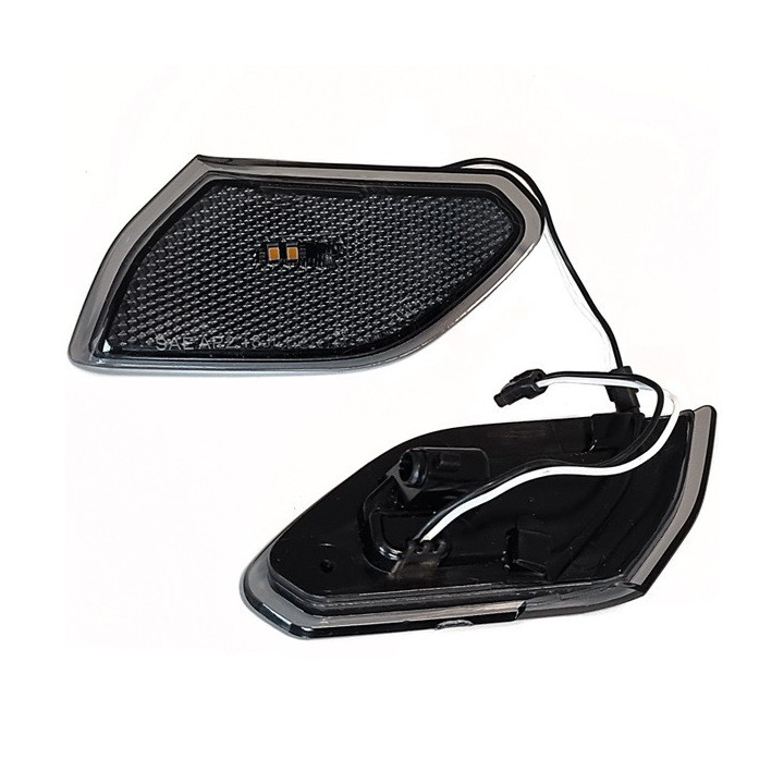 LED Sidemarkers schwarz mit Strassenzulassung