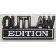 Emblem "Outlaw Edition"
