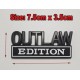 Emblem "Outlaw Edition"
