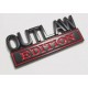 Emblem "Outlaw Edition"