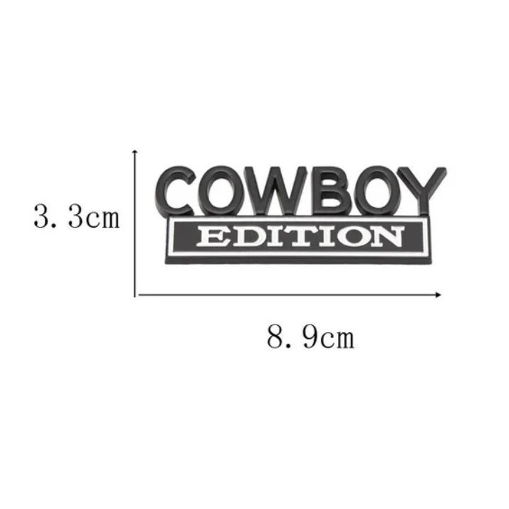 Emblem "Cowboy Edition"
