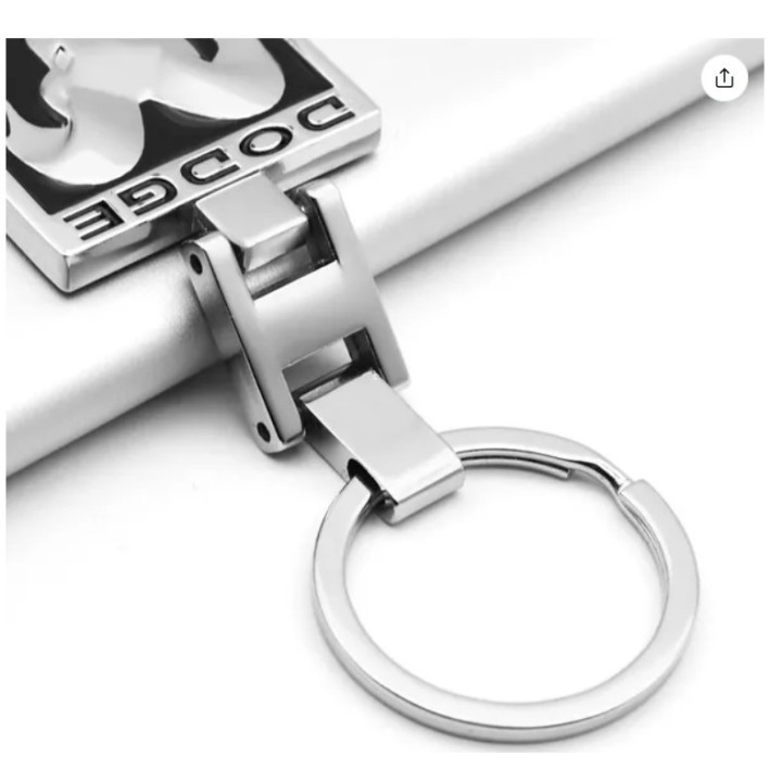 Schlüsselanhänger "Dodge" chrom