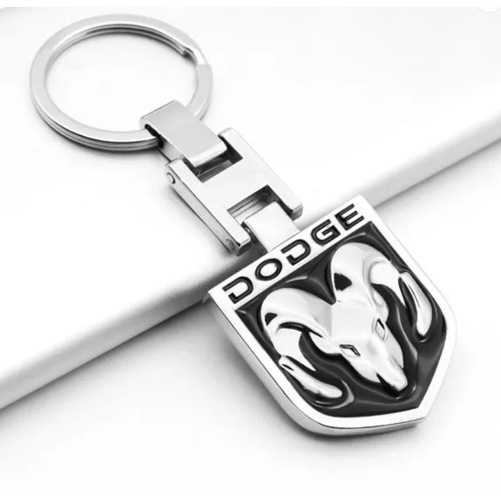 Schlüsselanhänger "Dodge" chrom