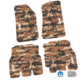 Gummimatten-Set vorne & hinten "Army" mit Jeep-Schriftzug