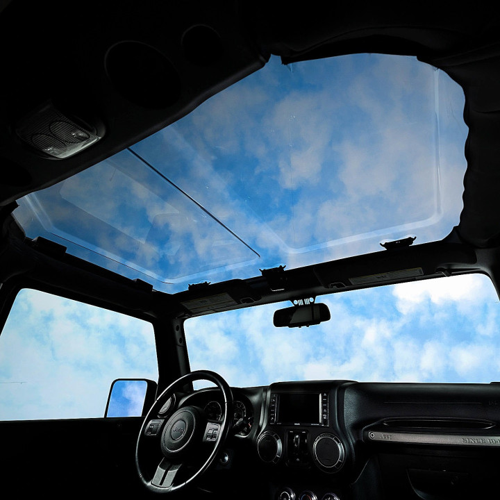 Durchsichtige Hardtop-Panels "smoked" Putco