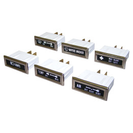 Warnleuchten-Set für Armaturenbrett Crown Automotive