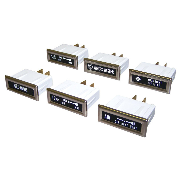Warnleuchten-Set für Armaturenbrett Crown Automotive