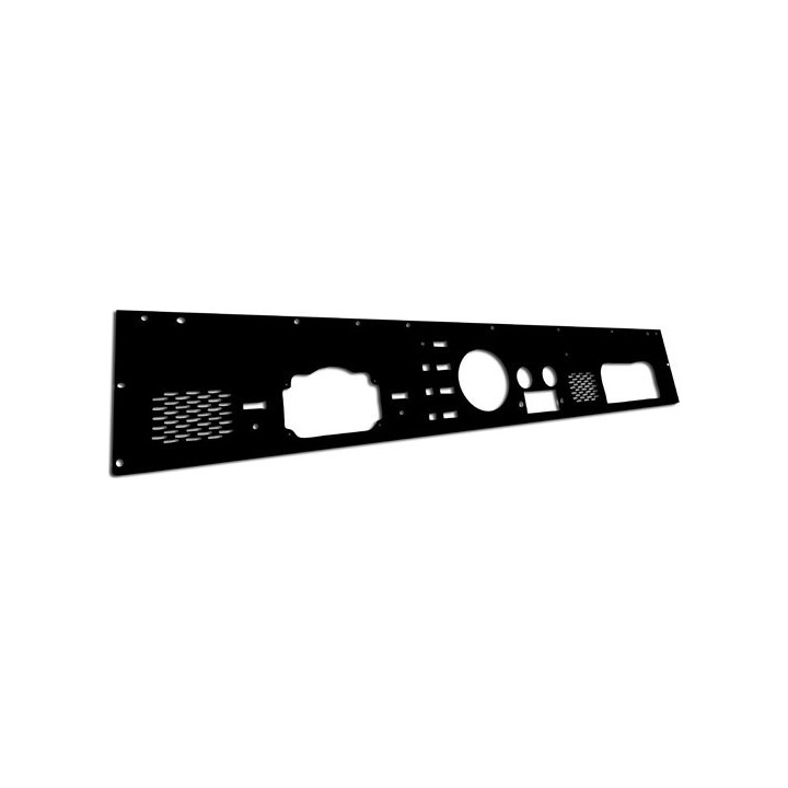 Dashpanel schwarz mit Radio- und Speaker Cut-Out Omix