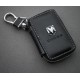 Key-Bag Leder schwarz "Dodge"