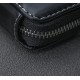 Key-Bag Leder schwarz "Dodge"