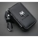 Key-Bag Leder schwarz "Dodge"