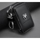 Key-Bag Leder schwarz "Dodge"