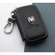 Key-Bag Leder schwarz "Dodge"