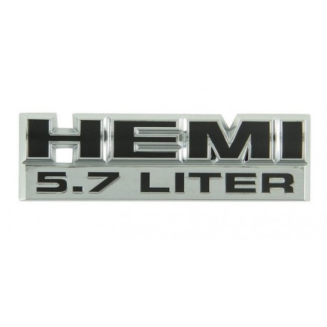 5.7 Liter HEMI Emblem chrom