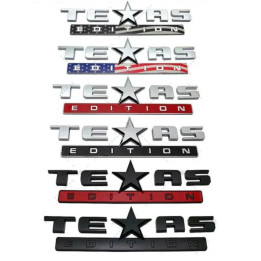 Emblem "Texas-Edition" Variante 2 in silber oder mattschwarz