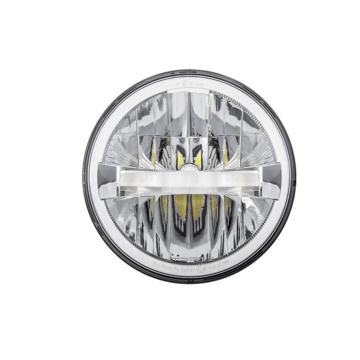 Scheinwerfer-Set LTPRTZ chrom Voll-LED inkl. Standlicht!