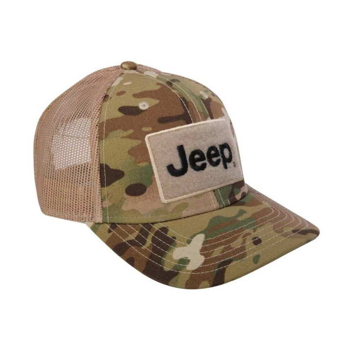 Baseball-Cap "Jeep" grün camouflage