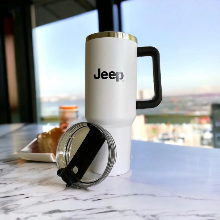 Stanley-Cup "Jeep" weiss