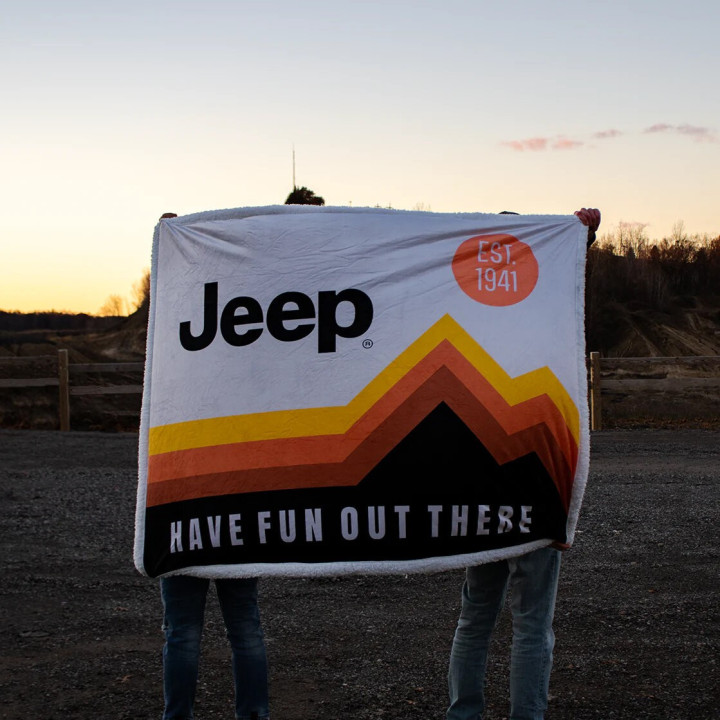 Jeep Decke "Have fun out there"