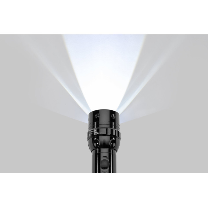 Dimmbare LED-Taschenlampe mit Kompass Quadratec