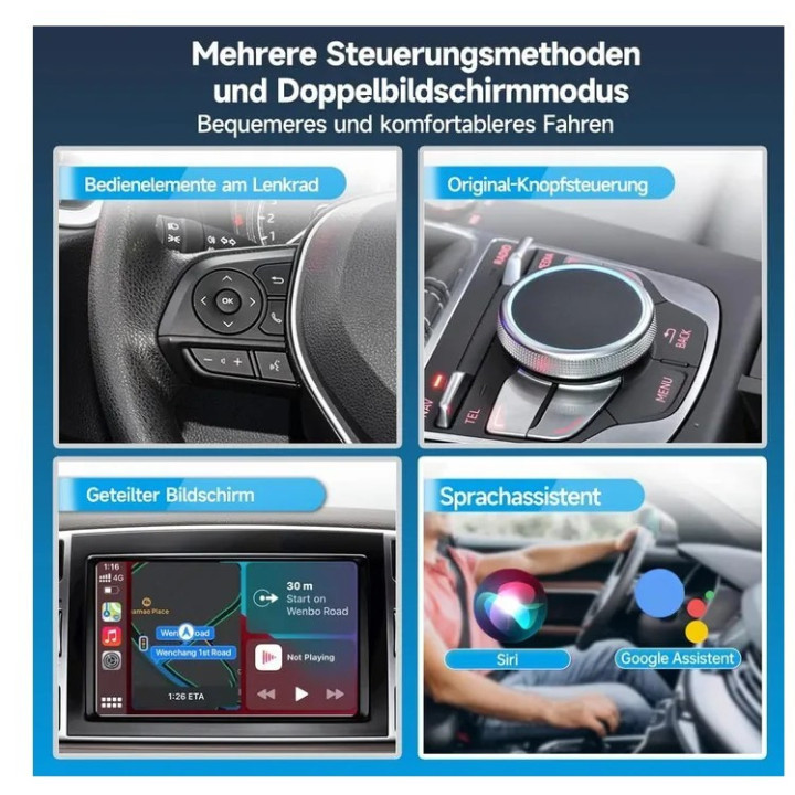 Carlink 5.0 Wireless Apple Carplay & Android Adapter