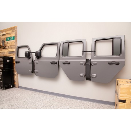 Wandhalterung für 2 Jeep Türen Quadratec