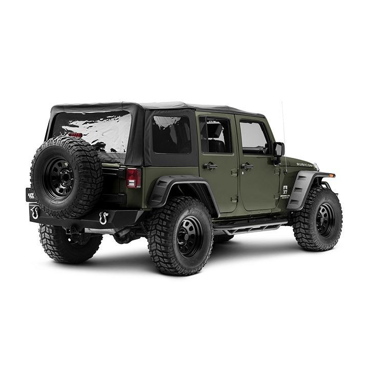 Sidesteps ffroad schwarz Rugged Ridge Wrangler 4-Door