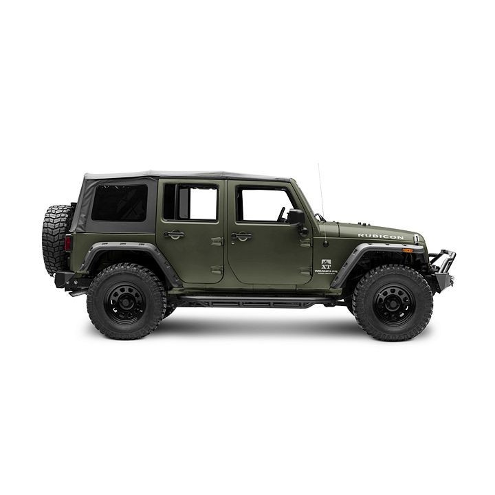 Sidesteps ffroad schwarz Rugged Ridge Wrangler 4-Door