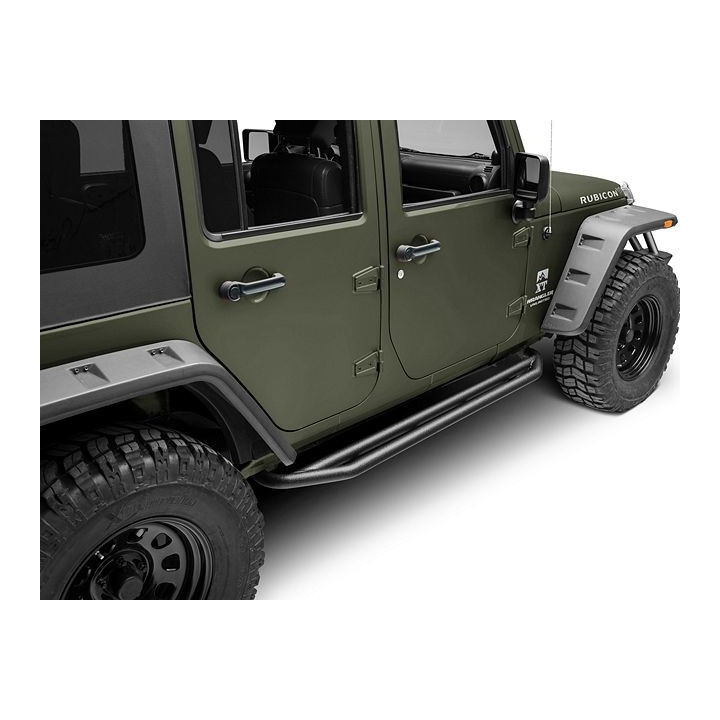 Sidesteps ffroad schwarz Rugged Ridge Wrangler 4-Door