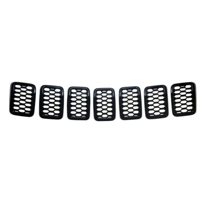 Kühlergrill Overlays schwarz glanz CCI