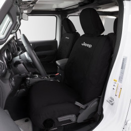 Sitzbezüge Covercraft mit Jeep-Logo vorne Wrangler JLU / Gladiator