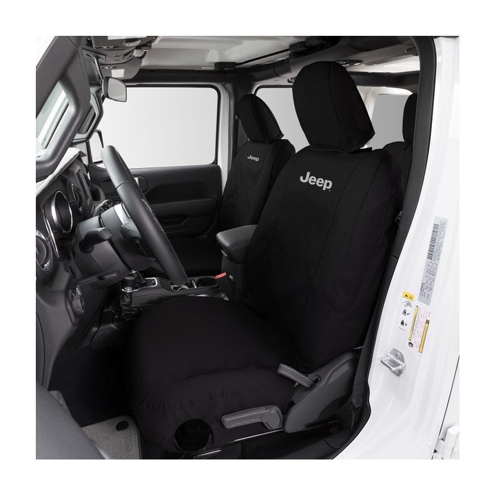 Sitzbezüge Covercraft mit Jeep-Logo vorne Wrangler JLU / Gladiator