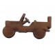 Emblem "Willy's-Jeep" mattschwarz