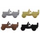Emblem "Willy's-Jeep" mattschwarz