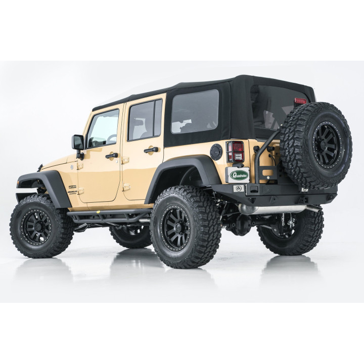 Tankklappe Aluminium schwarz Smittybilt