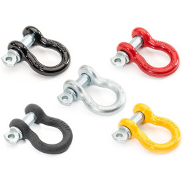 D-Shackle Quadratec 4.5T rot pulverbeschichtet