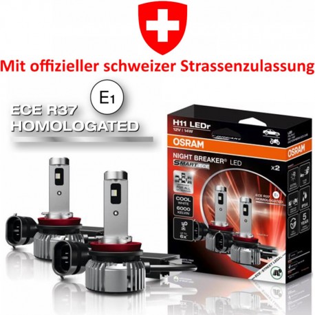 H11 LED Upgrade (mit schweizer Strassenzulassung!)