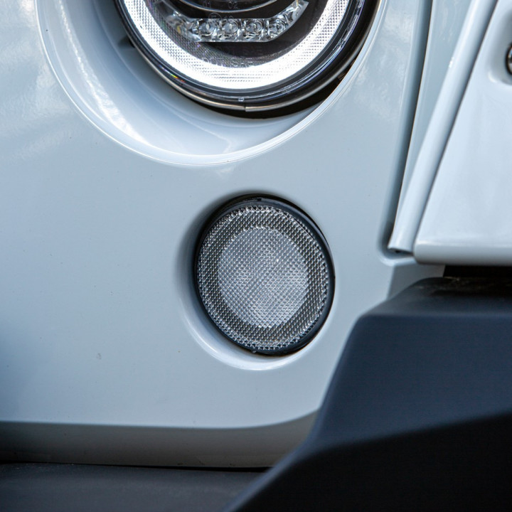 LED-Blinker Frontblinker-Set schwarz mit E-Prüfzeichen