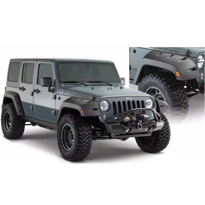 Kotflügelverbreiterungen "Pocket-Style" Bushwacker Wrangler JK 4-Door