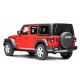 Reserverad-Cover Leder schwarz Wrangler JL