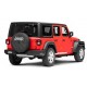 Reserverad-Cover Leder schwarz Wrangler JL